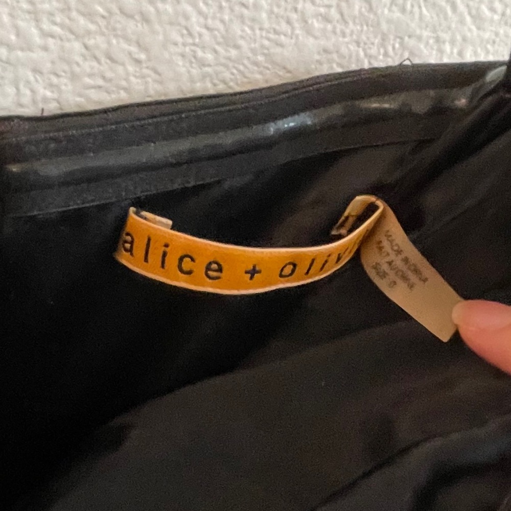Alice + Olivia Sexy Black Corset Mini Dress - Picture 3 of 4